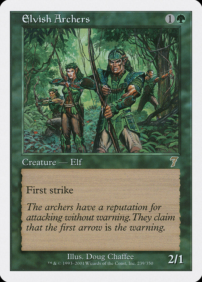 Elvish Archers [Seventh Edition] | Gate City Games LLC