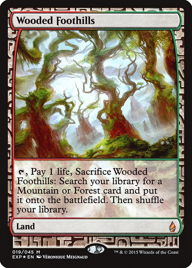 Wooded Foothills [Zendikar Expeditions] | Gate City Games LLC