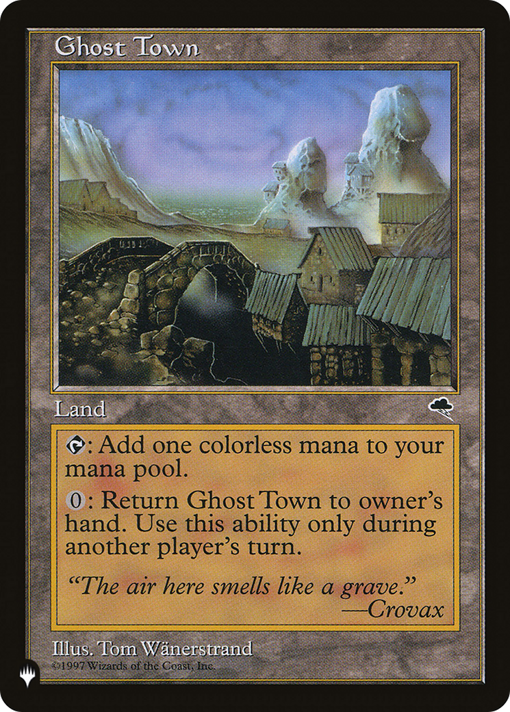 Ghost Town [The List] | Gate City Games LLC