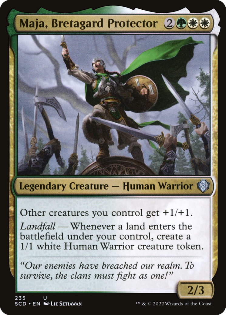 Maja, Bretagard Protector [Starter Commander Decks] | Gate City Games LLC