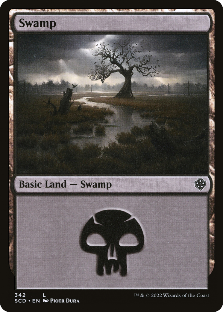 Swamp (342) [Starter Commander Decks] | Gate City Games LLC