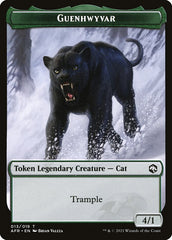 Dog Illusion // Guenhwyvar Double-Sided Token [Dungeons & Dragons: Adventures in the Forgotten Realms Tokens] | Gate City Games LLC