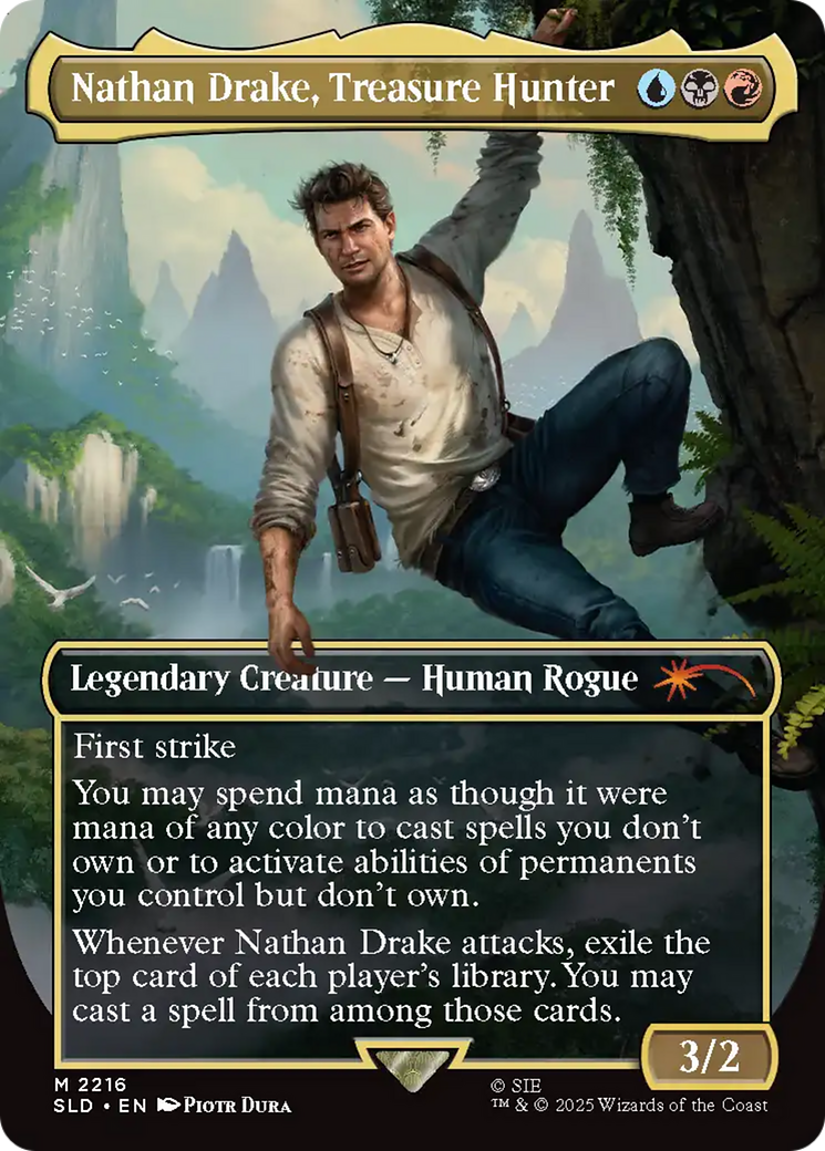 Nathan Drake, Treasure Hunter [Secret Lair Drop Series] | Gate City Games LLC