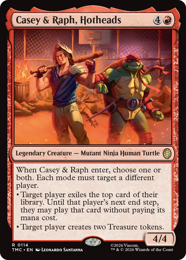 Casey & Raph, Hotheads [Teenage Mutant Ninja Turtles Commander] | Gate City Games LLC