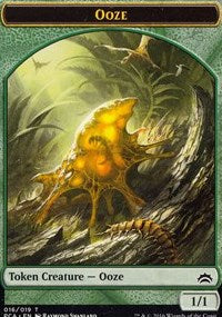 Ooze (016) // Ooze (017) Double-Sided Token [Planechase Anthology Tokens] | Gate City Games LLC