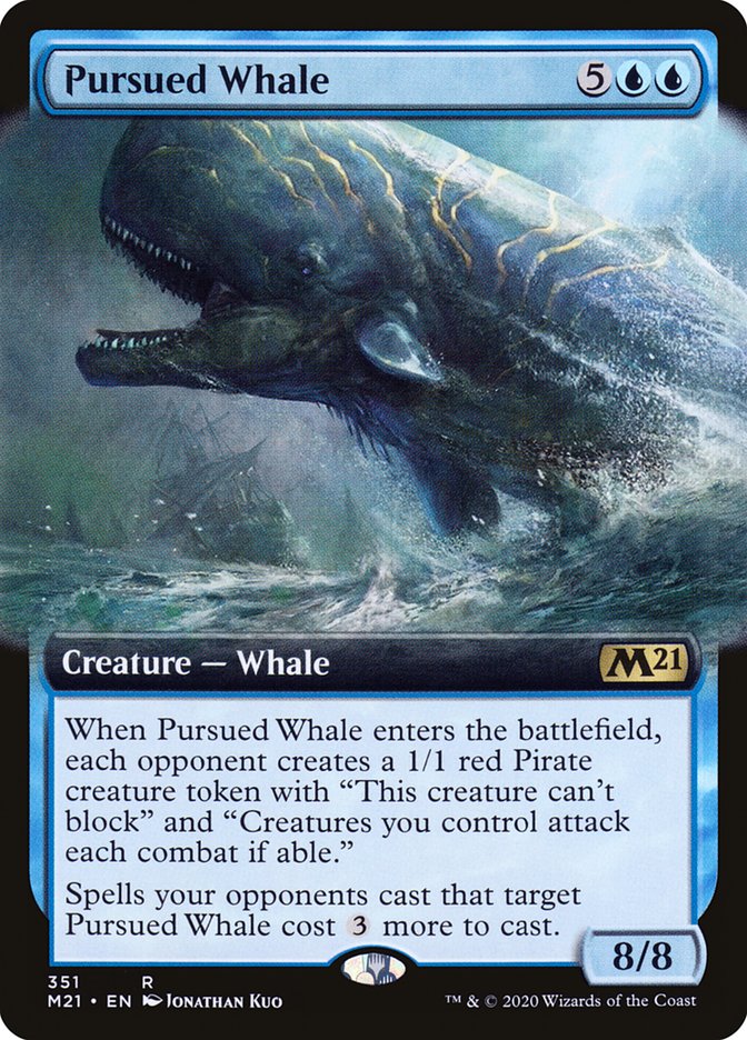 Pursued Whale (Extended Art) [Core Set 2021] | Gate City Games LLC