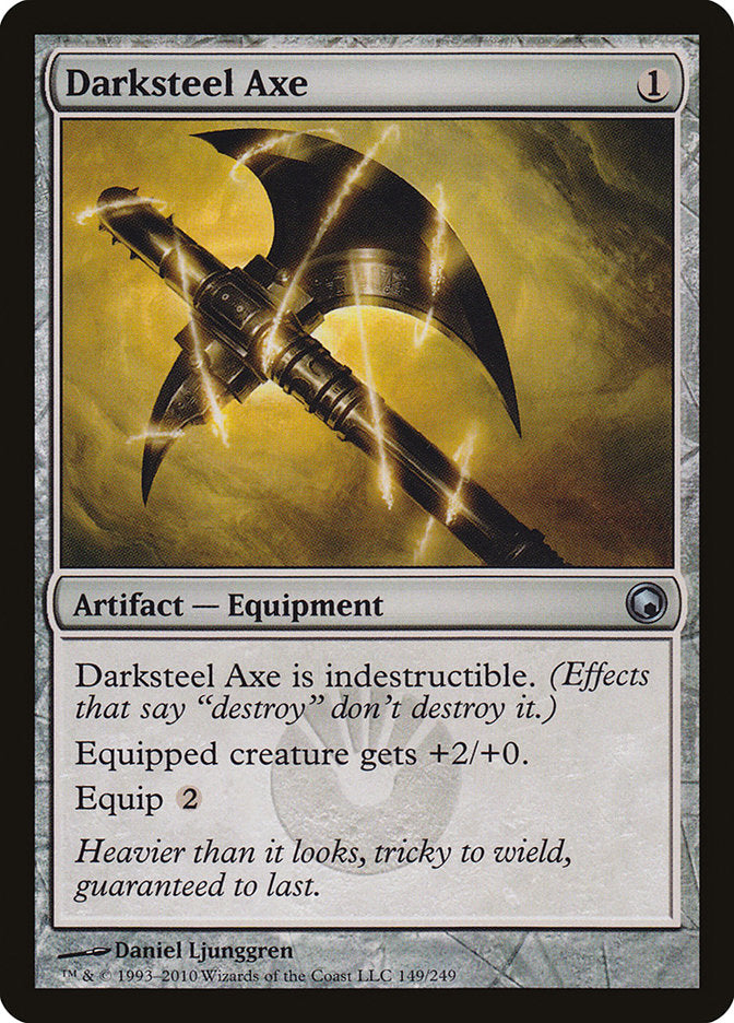 Darksteel Axe [Scars of Mirrodin] | Gate City Games LLC
