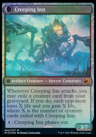 Hostile Hostel // Creeping Inn [Innistrad: Midnight Hunt Prerelease Promos] | Gate City Games LLC