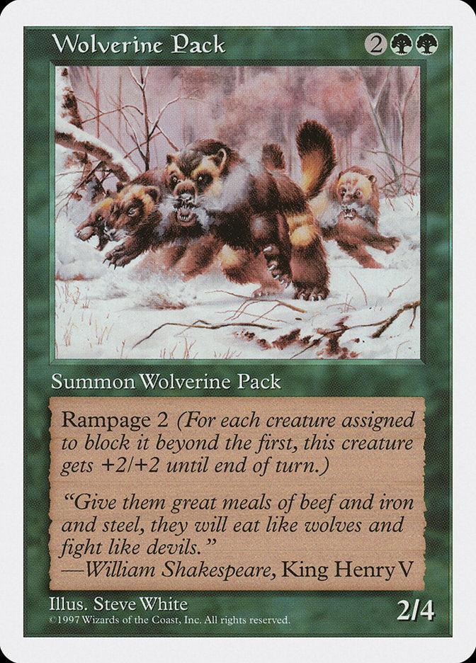 Wolverine Pack [Fifth Edition] | Gate City Games LLC