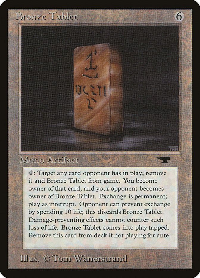 Bronze Tablet [Antiquities] | Gate City Games LLC