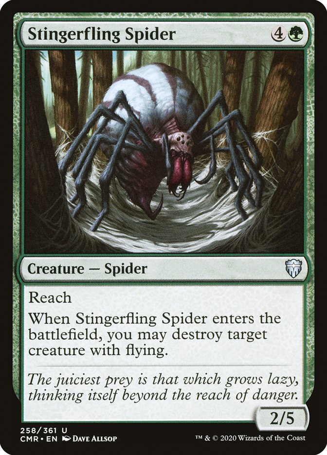 Stingerfling Spider [Commander Legends] | Gate City Games LLC