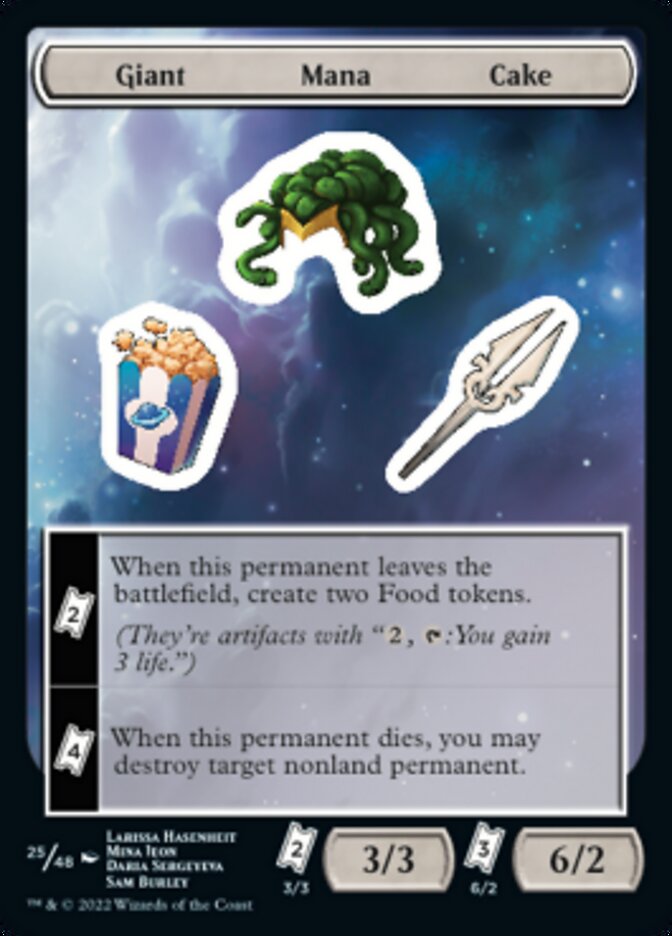 Giant Mana Cake [Unfinity Stickers] | Gate City Games LLC