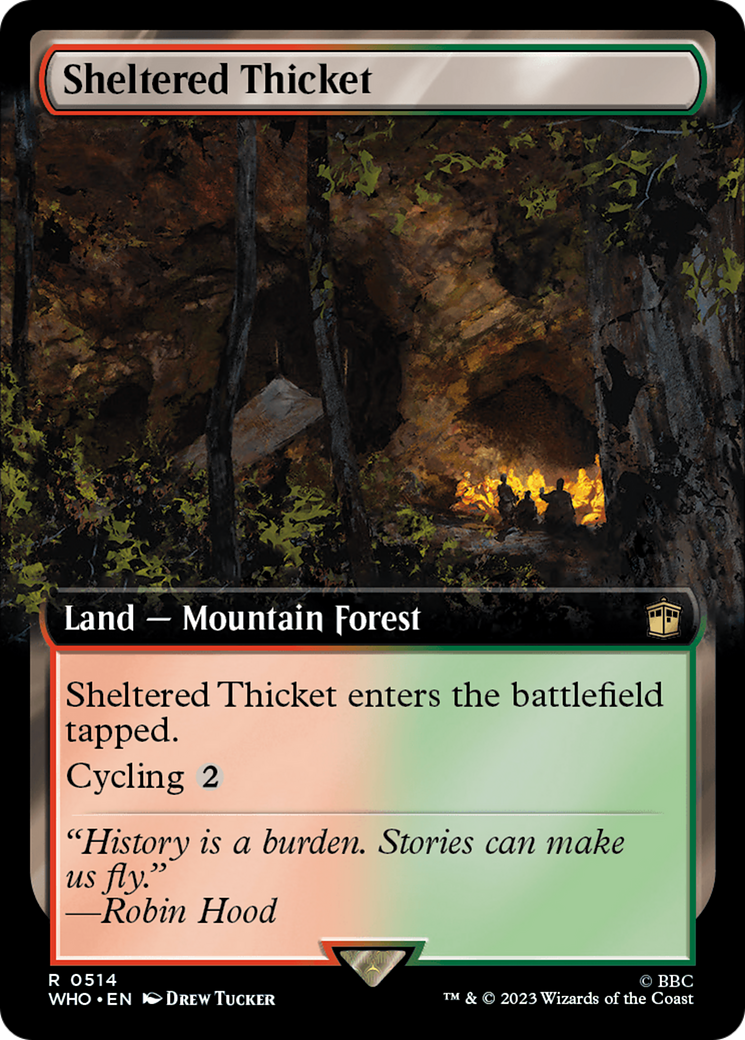 Sheltered Thicket (Extended Art) [Doctor Who] | Gate City Games LLC