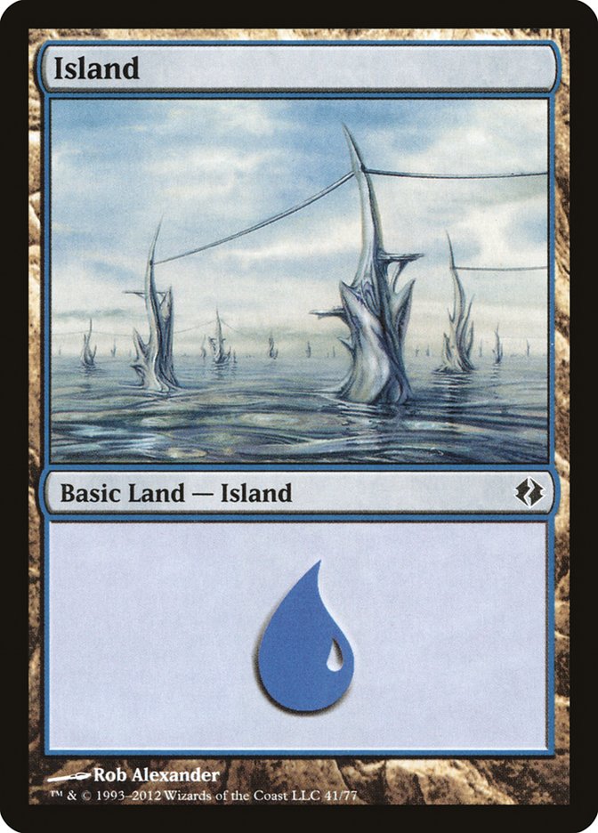 Island (41) [Duel Decks: Venser vs. Koth] | Gate City Games LLC