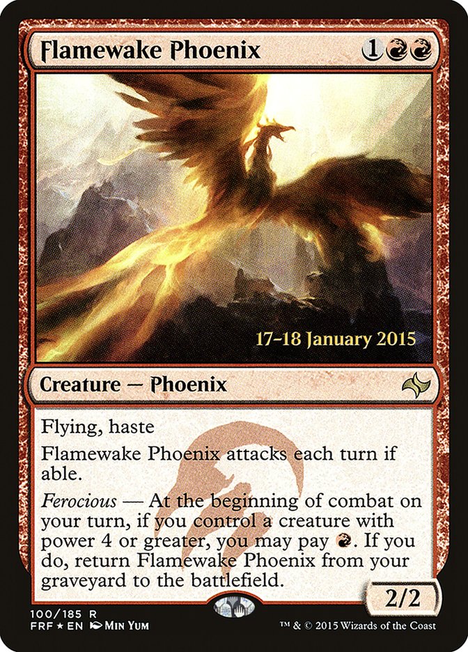 Flamewake Phoenix [Fate Reforged Prerelease Promos] | Gate City Games LLC