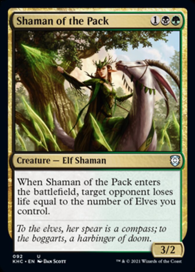 Shaman of the Pack [Kaldheim Commander] | Gate City Games LLC