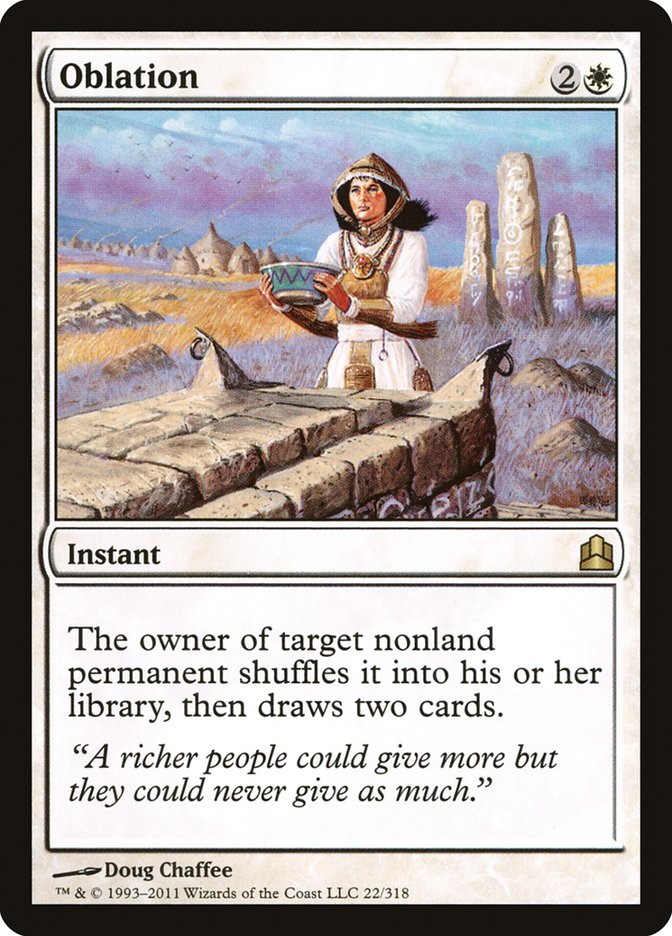 Oblation [Commander 2011] | Gate City Games LLC