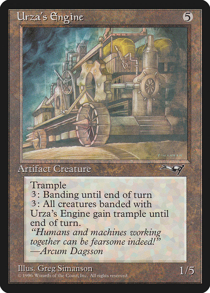 Urza's Engine [Alliances] | Gate City Games LLC