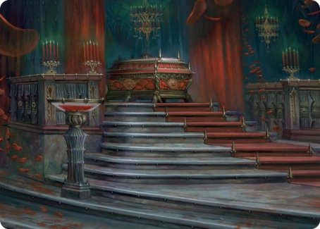 Edgar Markov's Coffin Art Card [Innistrad: Crimson Vow Art Series] | Gate City Games LLC