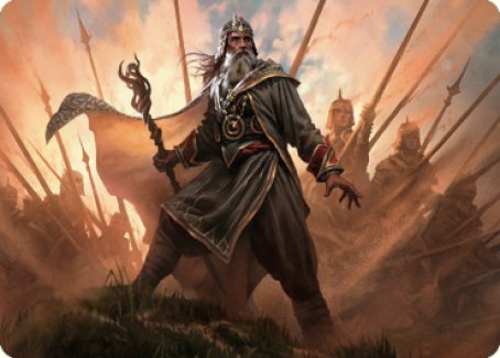 Hazezon, Shaper of Sand Art Card [Dominaria United Art Series] | Gate City Games LLC
