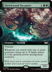 Shriekwood Devourer (Extended Art) [Duskmourn: House of Horror Commander] | Gate City Games LLC