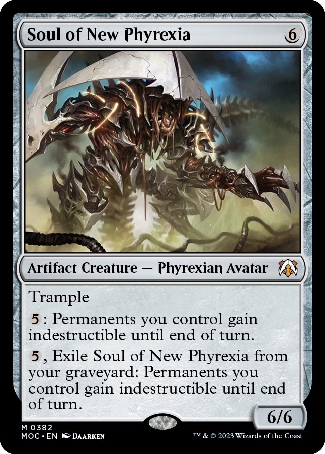 Soul of New Phyrexia [March of the Machine Commander] | Gate City Games LLC