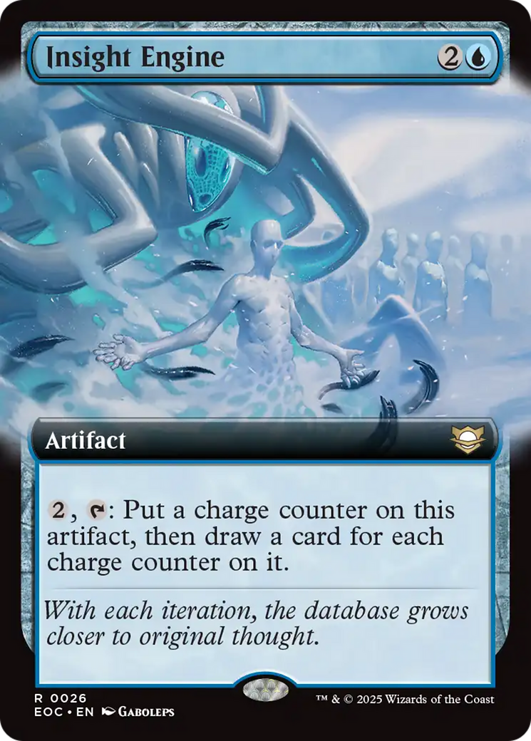 Insight Engine (Extended Art) [Edge of Eternities Commander] | Gate City Games LLC