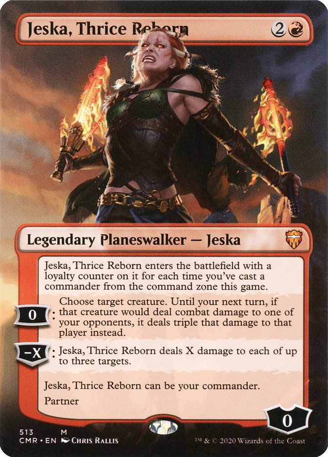 Jeska, Thrice Reborn (Borderless) [Commander Legends] | Gate City Games LLC