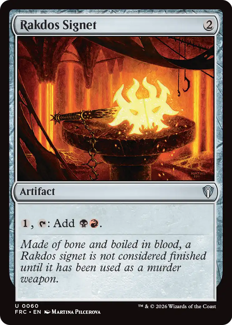 Rakdos Signet [Reality Fracture Commander] | Gate City Games LLC