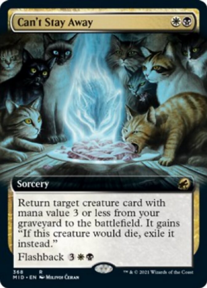 Can't Stay Away (Extended Art) [Innistrad: Midnight Hunt] | Gate City Games LLC