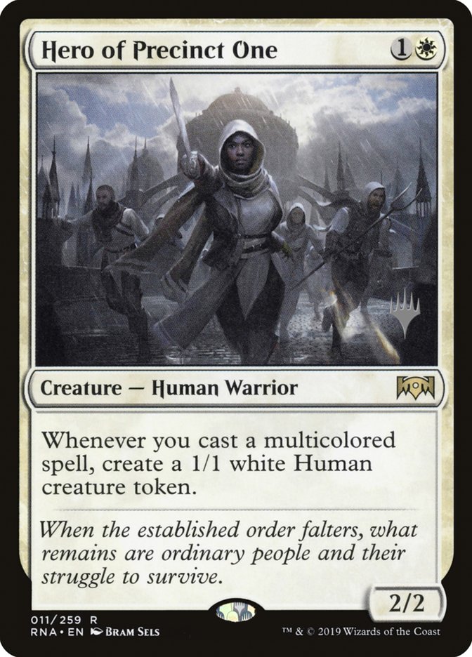 Hero of Precinct One (Promo Pack) [Ravnica Allegiance Promos] | Gate City Games LLC