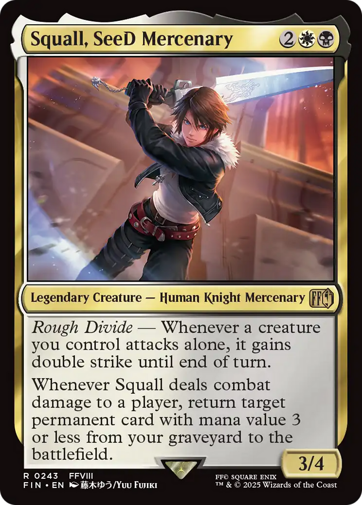 Squall, SeeD Mercenary [FINAL FANTASY] | Gate City Games LLC