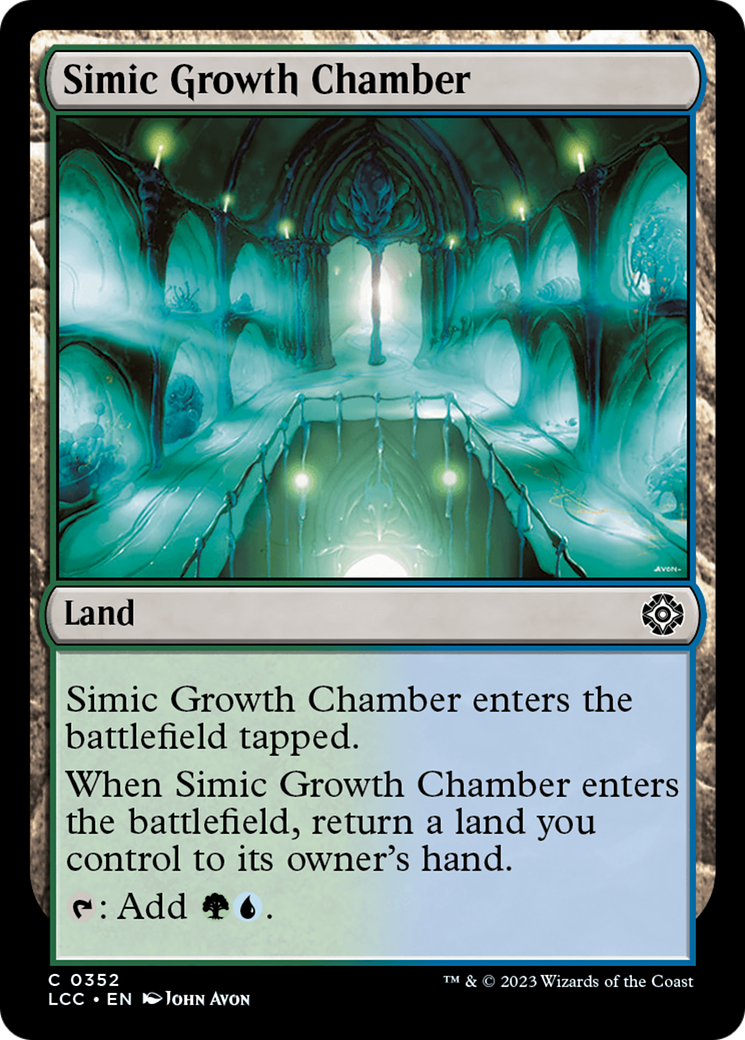 Simic Growth Chamber [The Lost Caverns of Ixalan Commander] | Gate City Games LLC