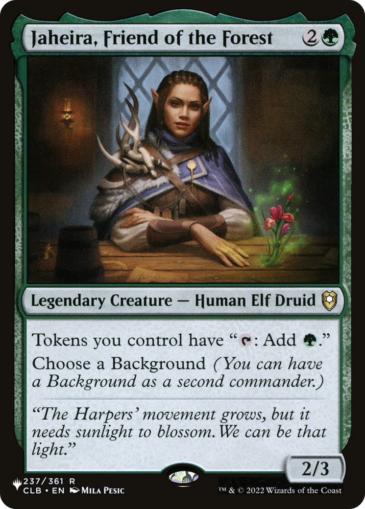 Jaheira, Friend of the Forest [The List] | Gate City Games LLC