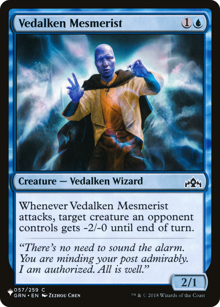 Vedalken Mesmerist [The List] | Gate City Games LLC