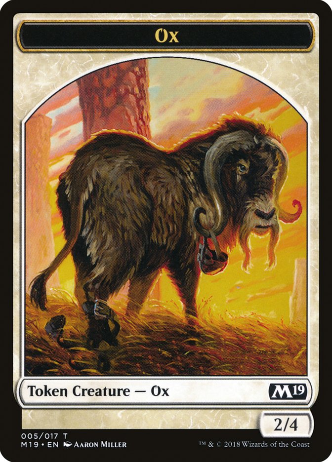 Ox Token [Core Set 2019 Tokens] | Gate City Games LLC