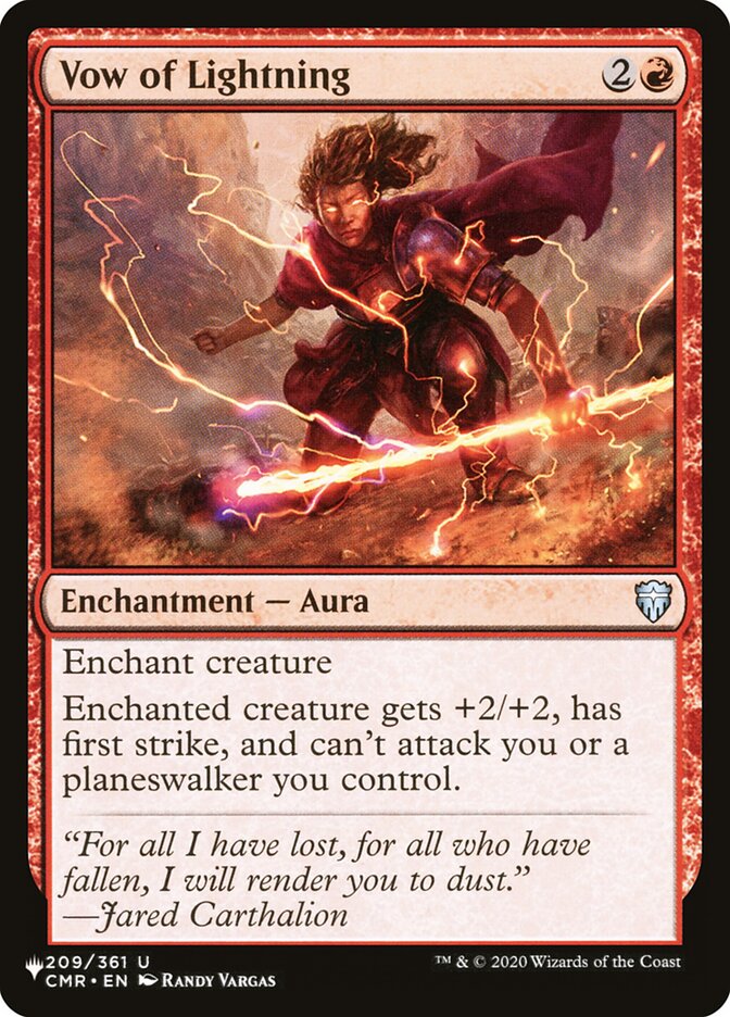 Vow of Lightning [The List] | Gate City Games LLC