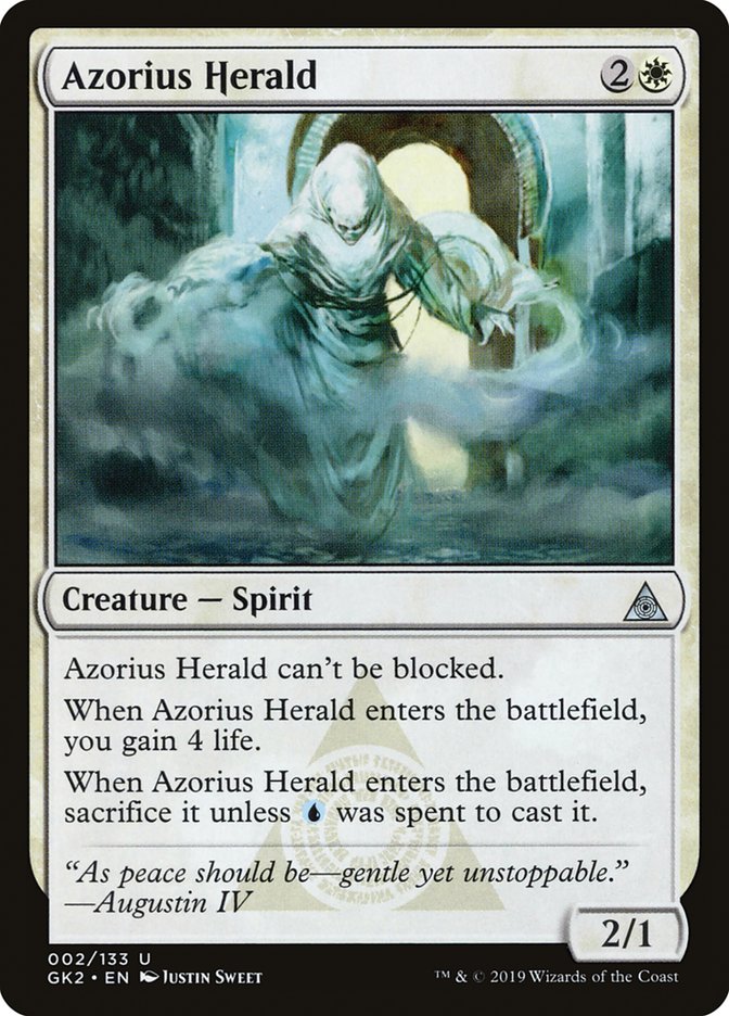 Azorius Herald [Ravnica Allegiance Guild Kit] | Gate City Games LLC