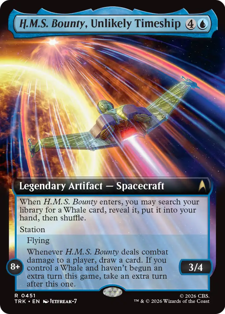 H.M.S. Bounty, Unlikely Timeship (Extended Art) [Star Trek] | Gate City Games LLC