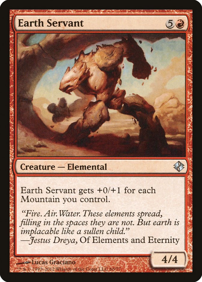 Earth Servant [Duel Decks: Venser vs. Koth] | Gate City Games LLC
