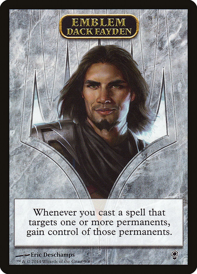 Dack Fayden Emblem [Conspiracy Tokens] | Gate City Games LLC