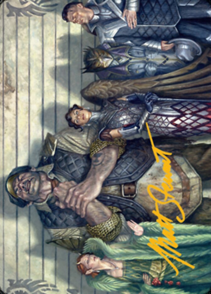 Rogues' Gallery Art Card (Gold-Stamped Signature) [Streets of New Capenna Art Series] | Gate City Games LLC