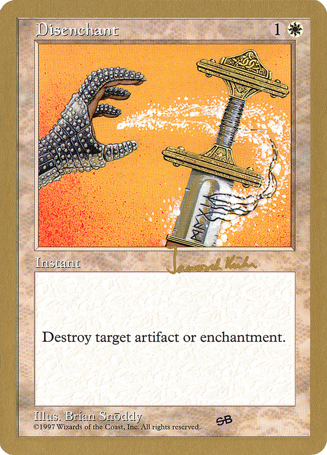 Disenchant (Janosch Kuhn) (SB) [World Championship Decks 1997] | Gate City Games LLC