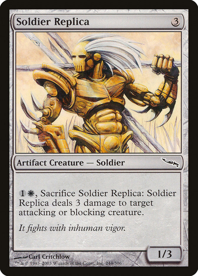 Soldier Replica [Mirrodin] | Gate City Games LLC
