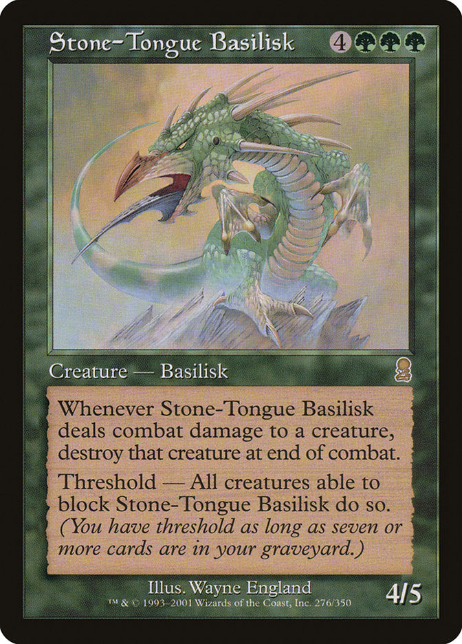 Stone-Tongue Basilisk [Odyssey] | Gate City Games LLC