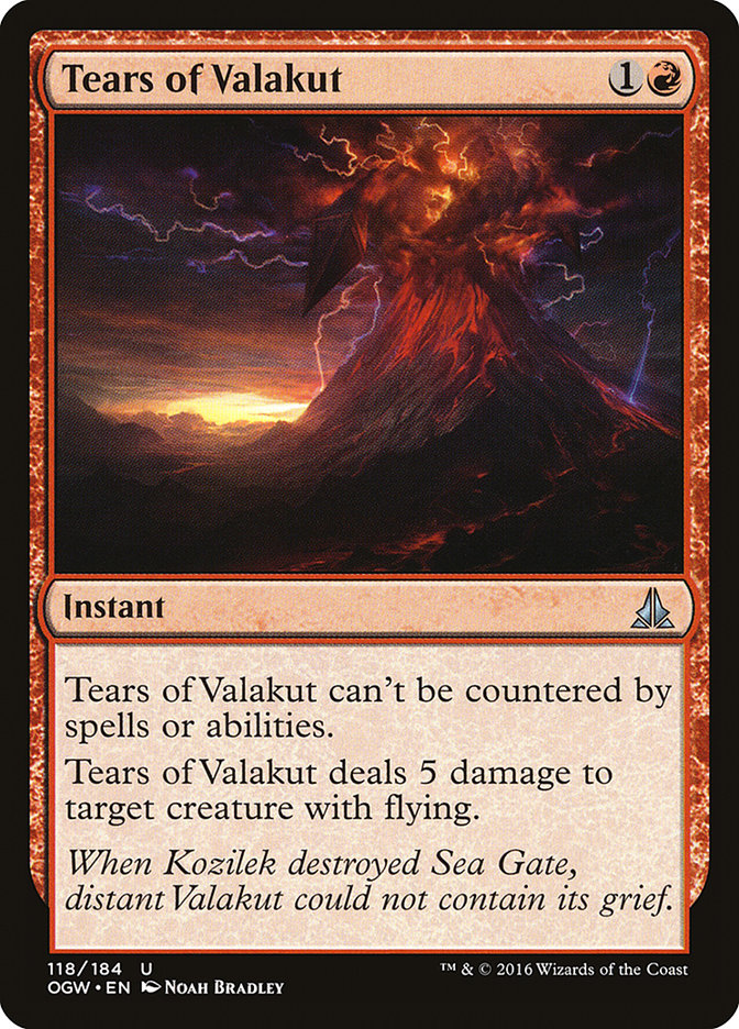 Tears of Valakut [Oath of the Gatewatch] | Gate City Games LLC