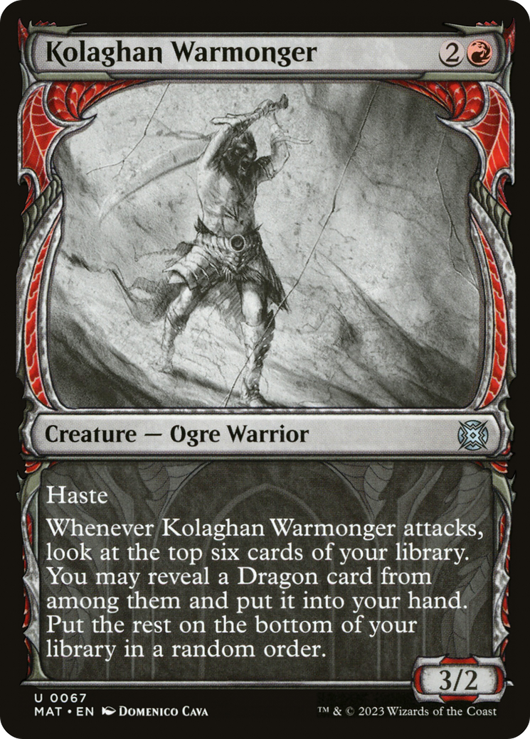 Kolaghan Warmonger (Showcase) [March of the Machine: The Aftermath] | Gate City Games LLC