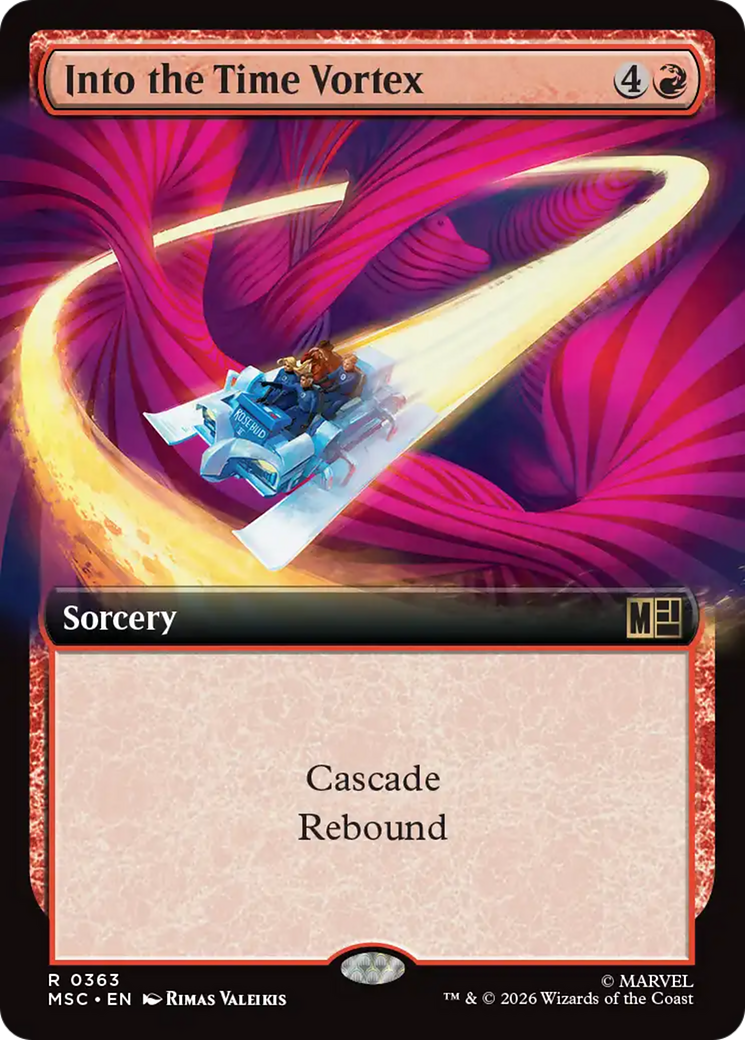 Into the Time Vortex (Extended Art) [Marvel Super Heroes Commander] | Gate City Games LLC