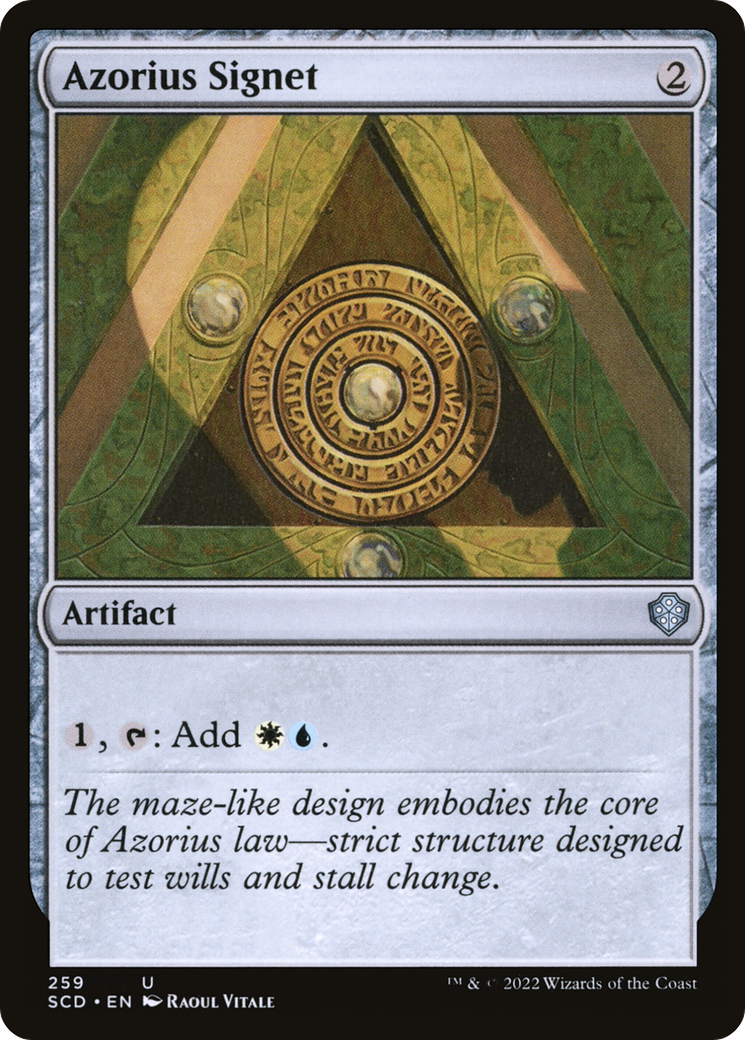 Azorius Signet [Starter Commander Decks] | Gate City Games LLC