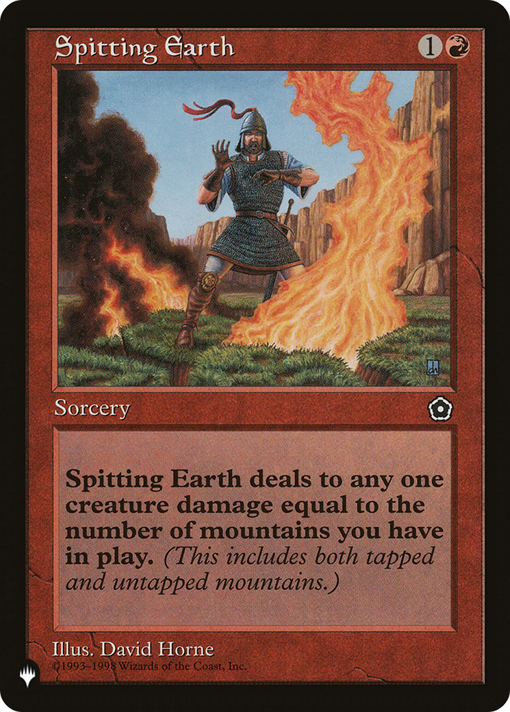 Spitting Earth [The List Reprints] | Gate City Games LLC